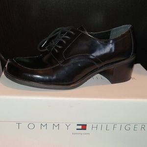 Tara Kiltie black womens shoes